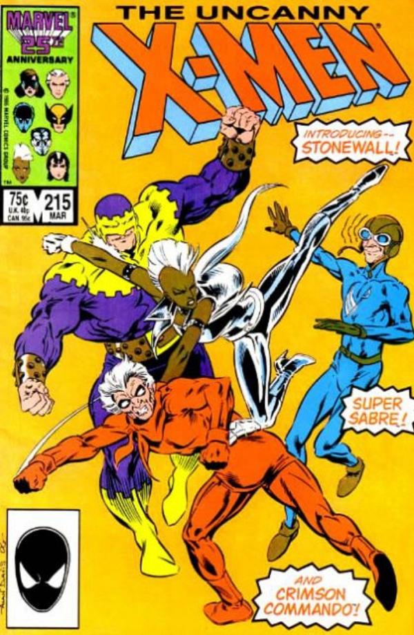Uncanny X-Men #215 cover