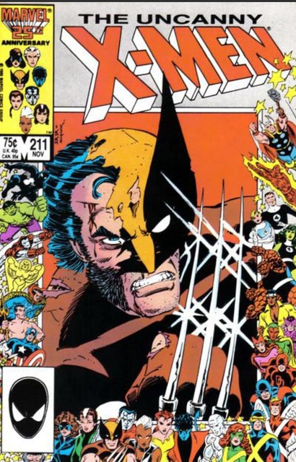 Uncanny X-Men #211  cover