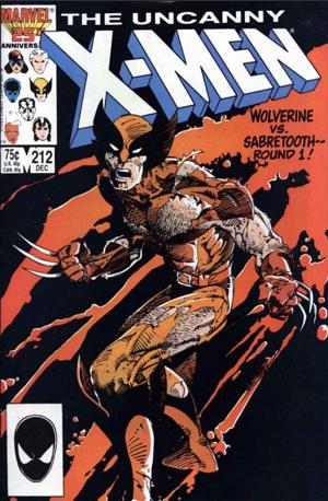Uncanny X-Men #212  cover