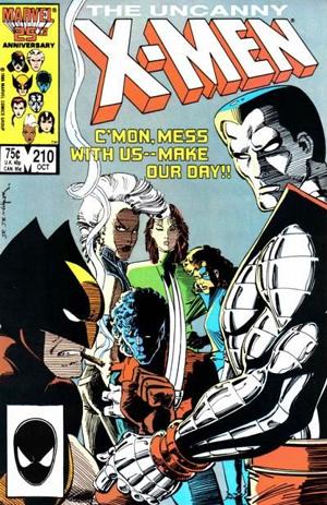 Uncanny X-Men #210  cover