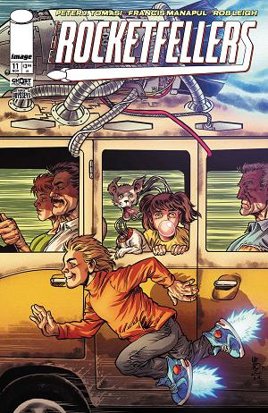 Rocketfellers #11 CVR B CVR B JESUS MERINO & MORRY HOLLOWELL cover