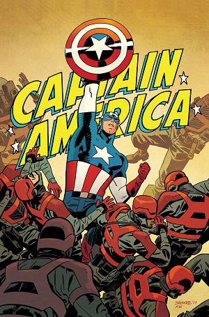 Black Widow & Captain America By Waid & Samnee Omnibus Chris Samnee Captain America Cover [Dm Only]