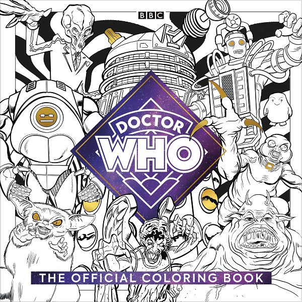 The Official Doctor Who Coloring Book #1 cover