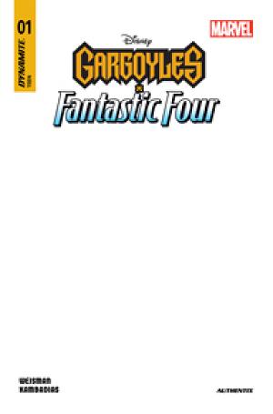 Gargoyles X Fantastic Four #1 CVR F CVR F BLANK AUTHENTIX cover