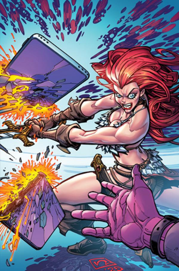 Sonja Reborn #4 CVR H CVR H INC 1:10 CHAD HARDIN VIRGIN cover