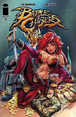 Battle Chasers #10 CVR C J SCOTT CAMPBELL (MR) cover