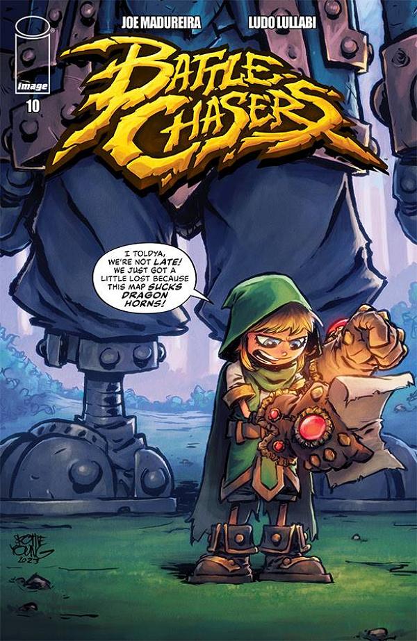 Battle Chasers #10 variant cover by Skottie Young