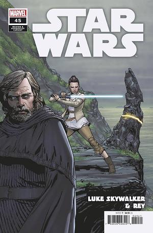 Star Wars #45 LUKE SKYWALKER REY MASTER APPRENTICE cover