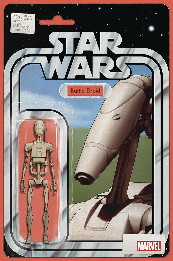 Star Wars #38 JOHN TYLER CHRISTOPHER ACTION FIGURE cover