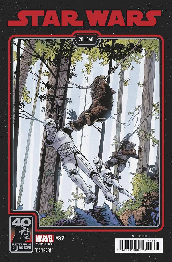 Star Wars #37 SPROUSE RETURN OF THE JEDI 40TH ANNIV cover
