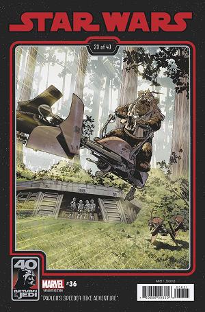 Star Wars #36 SPROUSE RETURN OF THE JEDI 40TH ANNIV cover