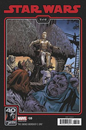 Star Wars #35 SPROUSE RETURN OF THE JEDI 40TH ANNIV cover