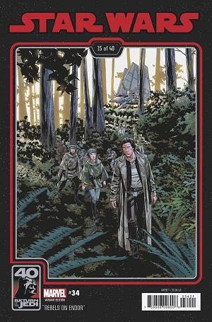 Star Wars #34 SPROUSE RETURN OF THE JEDI 40TH ANNIV cover