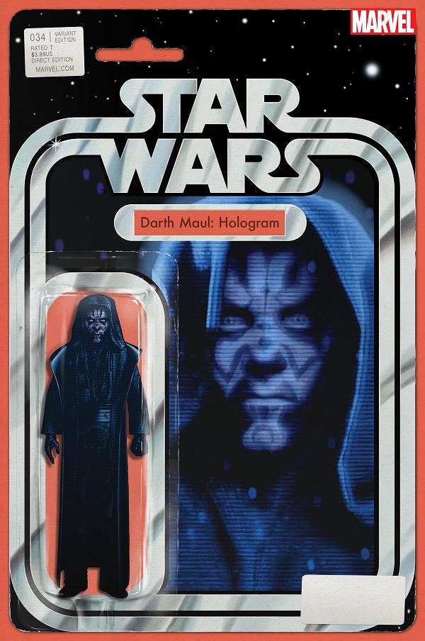 Star Wars #34 CHRISTOPHER ACTION FIGURE cover