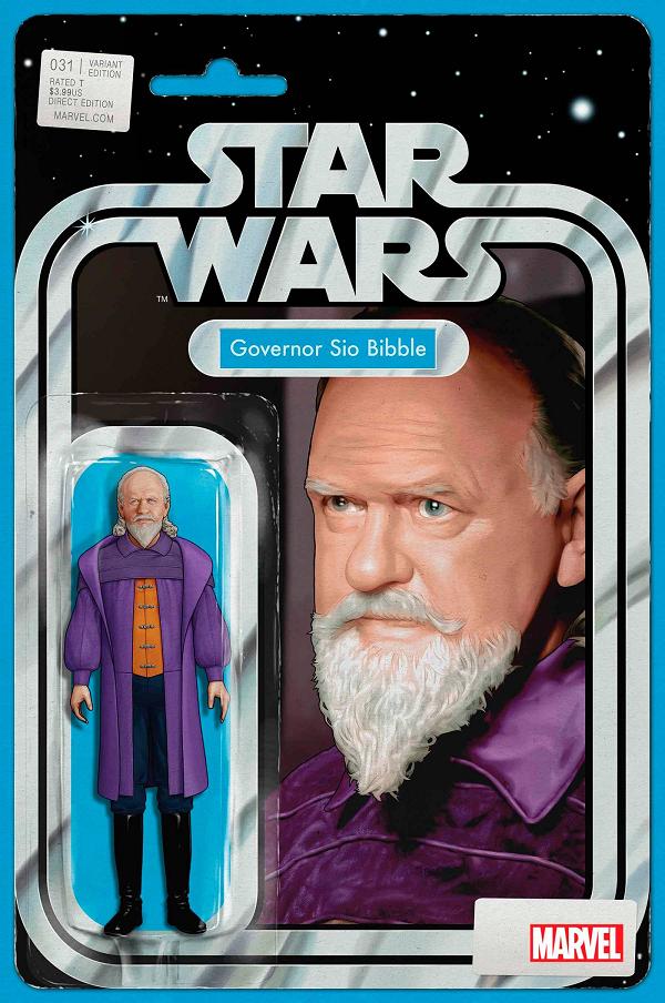 Star Wars #31 CHRISTOPHER ACTION FIGURE cover