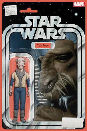 Star Wars #23 CHRISTOPHER ACTION FIGURE cover