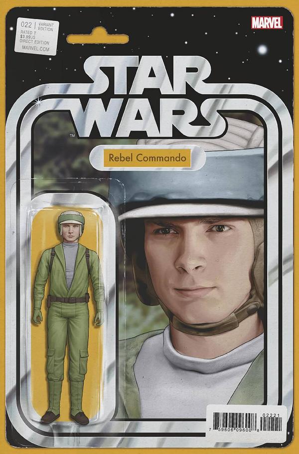 Star Wars #22 CHRISTOPHER ACTION FIGURE cover