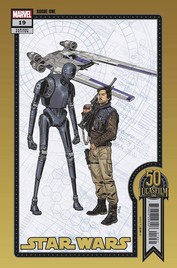 Star Wars #19 SPROUSE LUCASFILM 50TH cover