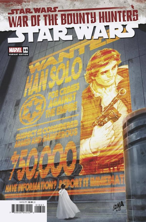 Star Wars #16 NAKAYAMA WANTED POSTER cover