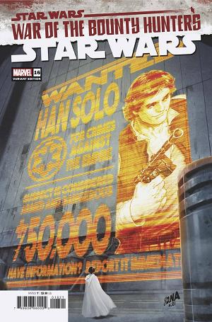 Star Wars #16 NAKAYAMA WANTED POSTER cover