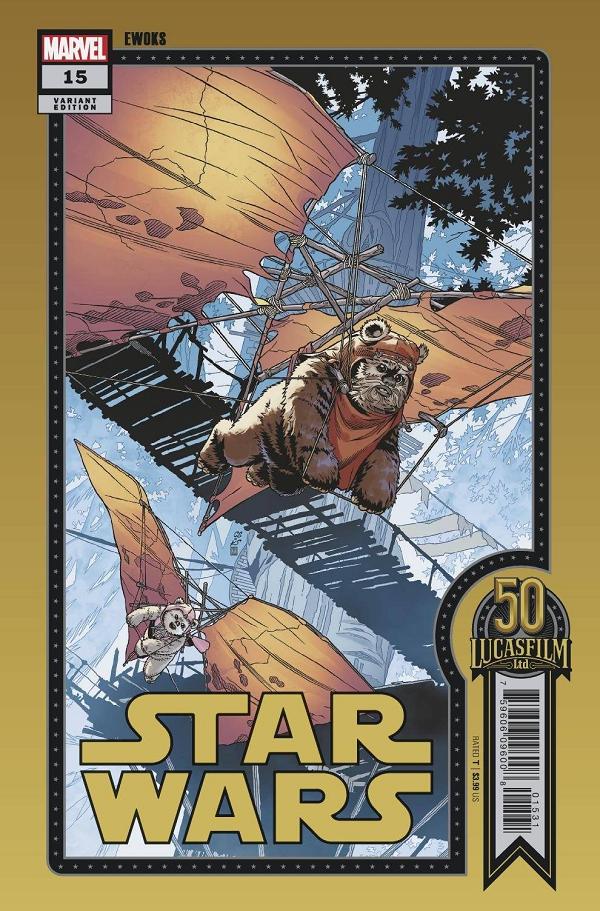 Star Wars #15 SPROUSE LUCASFILM 50TH cover