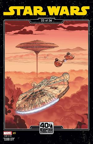 Star Wars #9 SPROUSE EMPIRE STRIKES BACK cover
