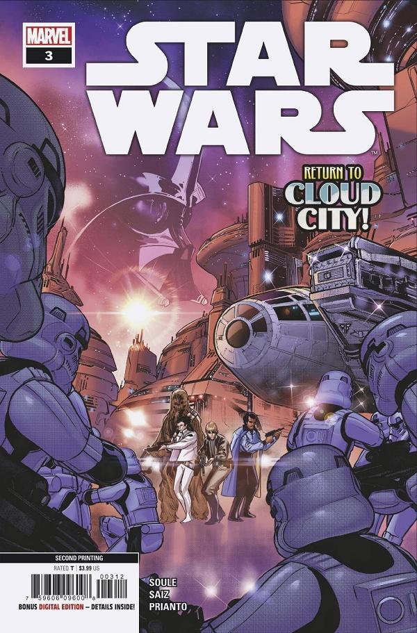 Star Wars #3 2ND PTG SILVA cover