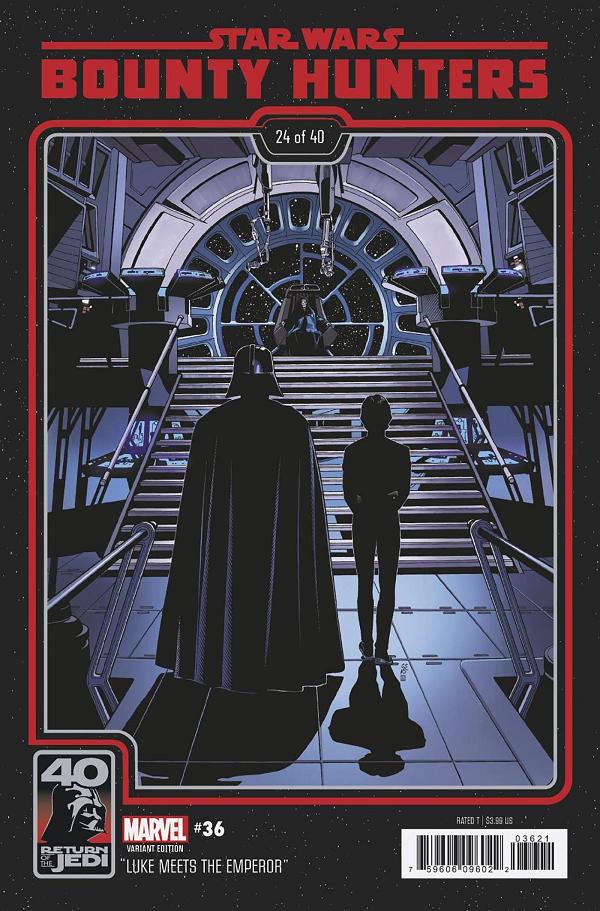 Star Wars Bounty Hunters #36 RETURN OF JEDI 40TH ANNIV cover