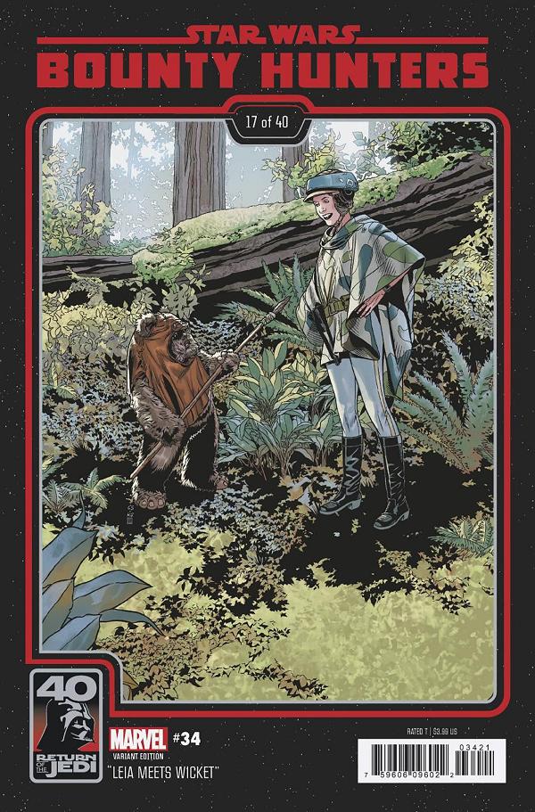 Star Wars Bounty Hunters #34 RETURN OF JEDI 40TH ANNIV cover
