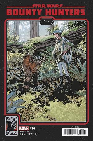 Star Wars Bounty Hunters #34 RETURN OF JEDI 40TH ANNIV cover
