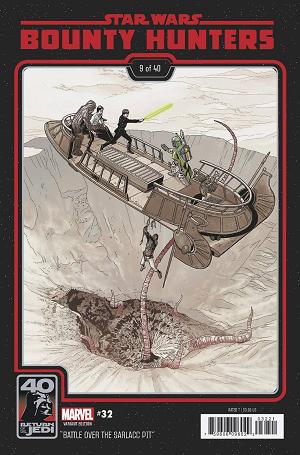 Star Wars Bounty Hunters #32 RETURN OF THE JEDI 40TH ANN cover
