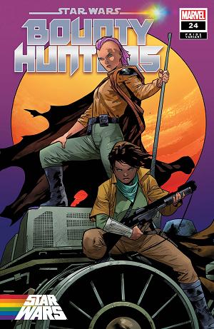Star Wars Bounty Hunters #24 BAZALDUA PRIDE cover