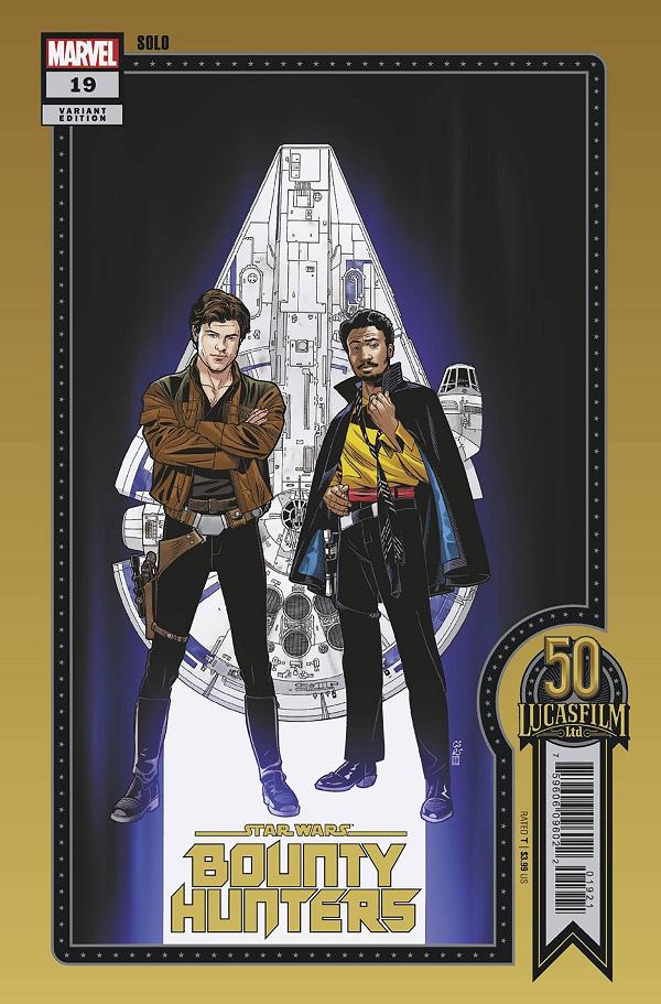 Star Wars Bounty Hunters #19 SPROUSE LUCASFILM 50TH cover
