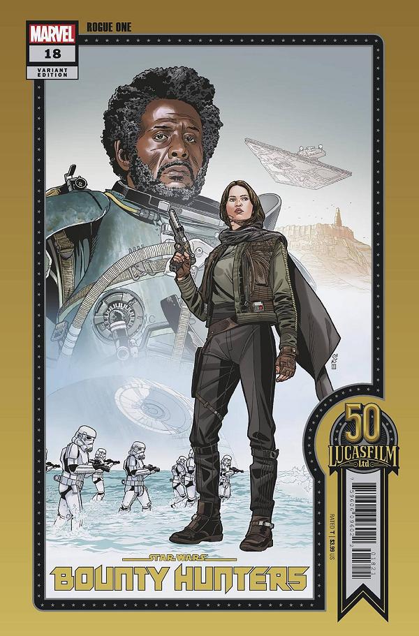 Star Wars Bounty Hunters #18 SPROUSE LUCASFILM 50TH cover