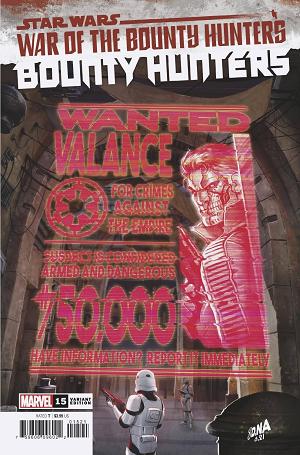 Star Wars Bounty Hunters #15 WANTED POSTER cover