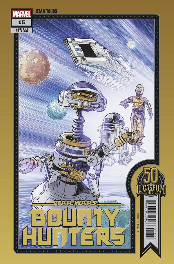 Star Wars Bounty Hunters #15 SPROUSE LUCASFILM 50TH cover
