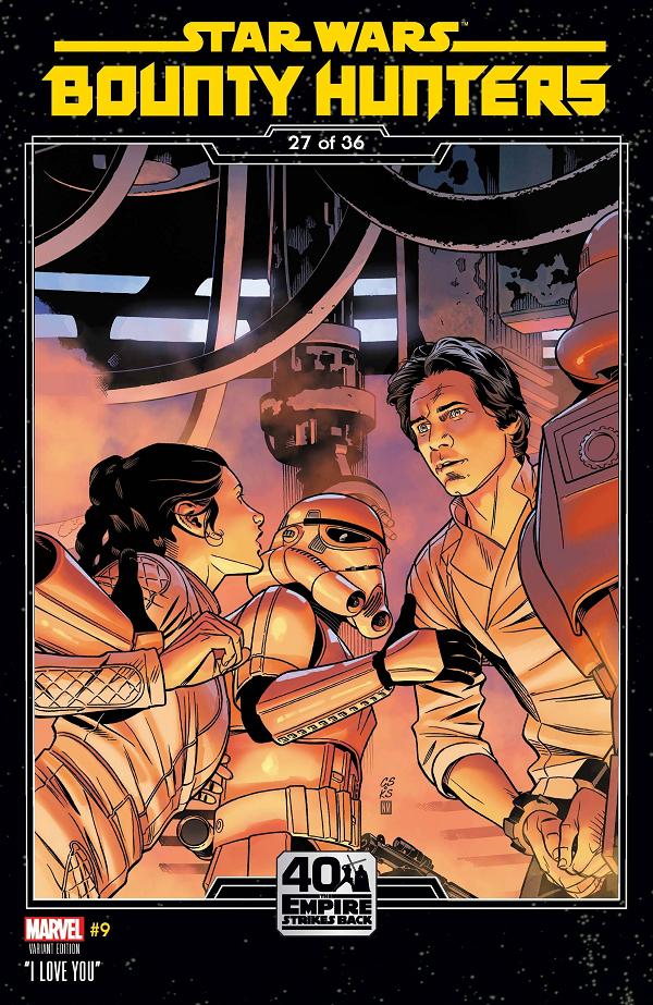 Star Wars Bounty Hunters #9 SPROUSE EMPIRE STRIKES BACK cover