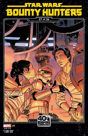Star Wars Bounty Hunters #9 SPROUSE EMPIRE STRIKES BACK cover