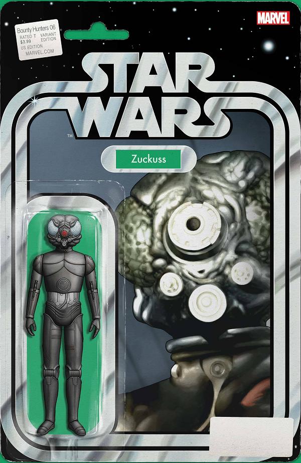 Star Wars Bounty Hunters #6 CHRISTOPHER ACTION FIGURE cover