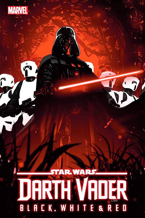 Star Wars Darth Vader Black White And Red #4  cover