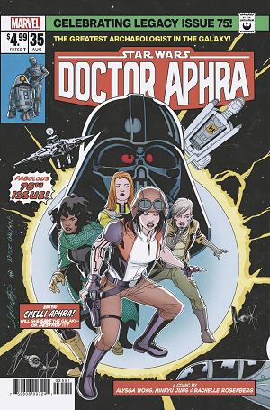 Star Wars Doctor Aphra #35 SALVADOR LARROCA HOMAGE cover
