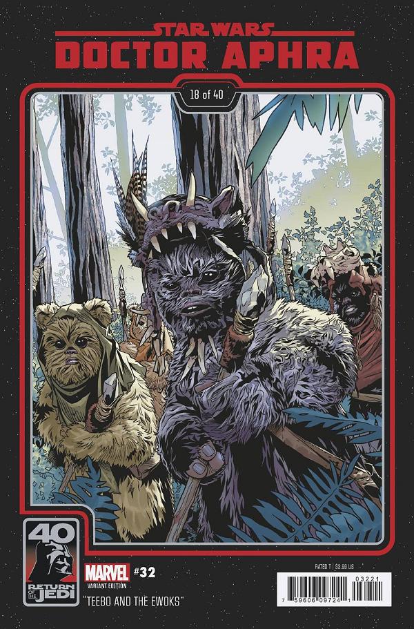 Star Wars Doctor Aphra #32 SPROUSE RETURN JEDI 40TH ANN cover