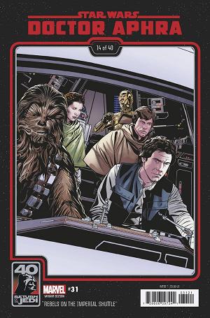 Star Wars Doctor Aphra #31 RETURN JEDI 40TH ANNIV cover