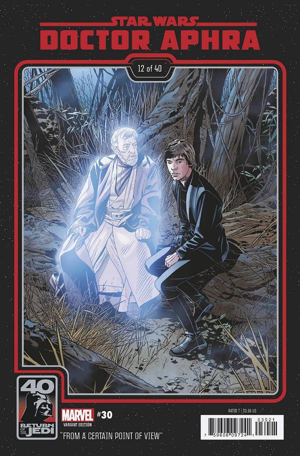 Star Wars Doctor Aphra #30 RETURN JEDI 40TH ANNIV cover