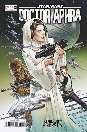 Star Wars Doctor Aphra #25 LAND NEW HOPE 45TH ANNV cover