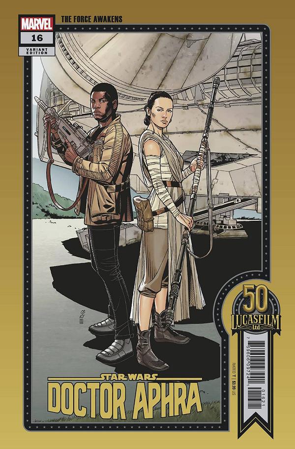 Star Wars Doctor Aphra #16 SPROUSE LUCASFILM 50TH cover