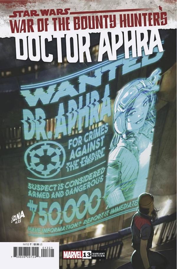 Star Wars Doctor Aphra #13 WANTED POSTER cover