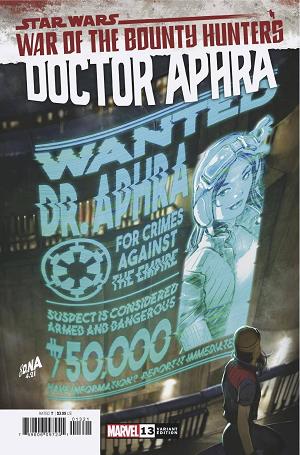 Star Wars Doctor Aphra #13 WANTED POSTER cover