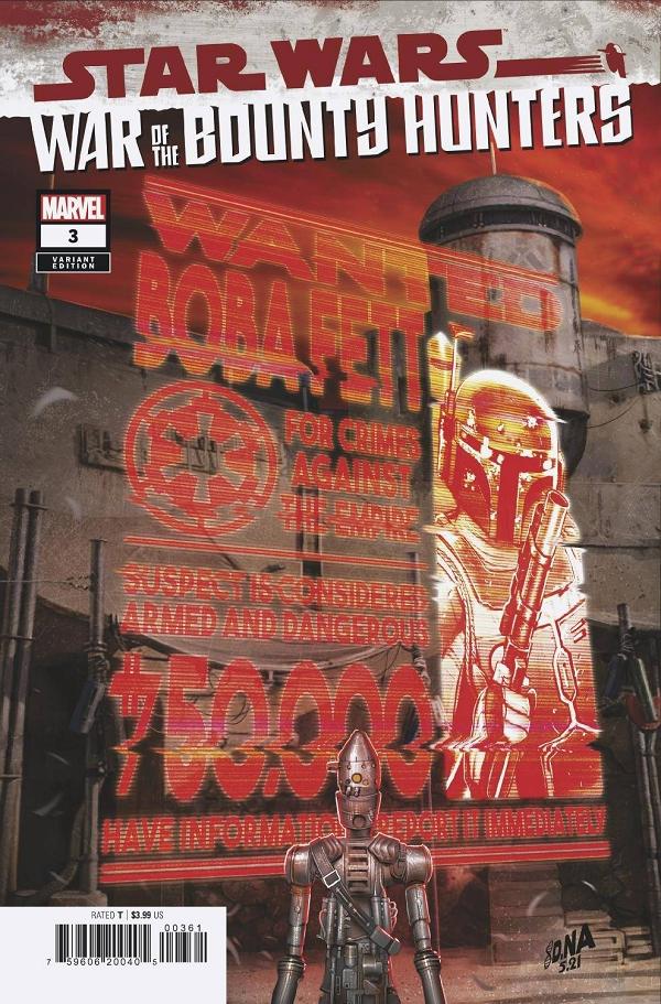 Star Wars War Bounty Hunters #3 (OF 5) WANTED POSTER cover
