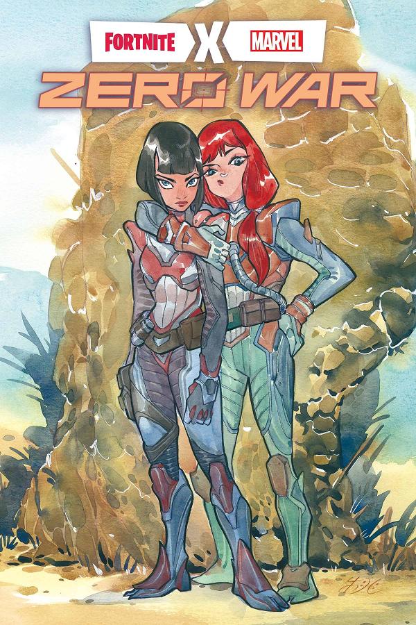 Fortnite X Marvel Zero War #3 variant cover by Peach Momoko